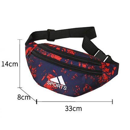 Túi bao tử họa tiết phối màu đẹp mắt (4 màu) | BigBuy360 - bigbuy360.vn