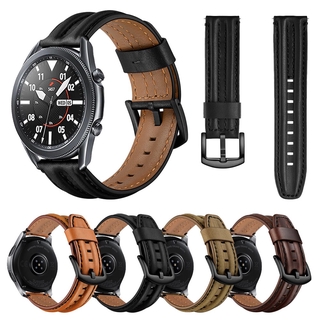 Dây Đeo Bằng Da Cho Đồng Hồ Thông Minh Samsung Galaxy Watch 3 45 mm 41 mm