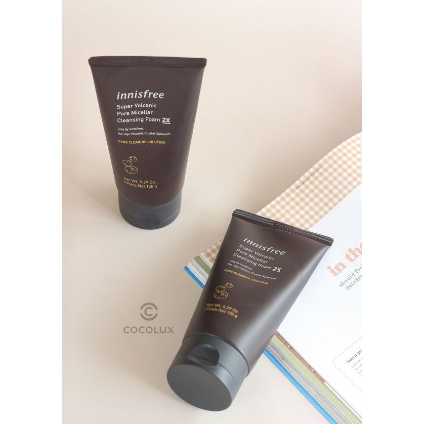 Sữa rửa mặt Innisfree Super Volcanic Pore Micellar 2X [Coco shop] | BigBuy360 - bigbuy360.vn