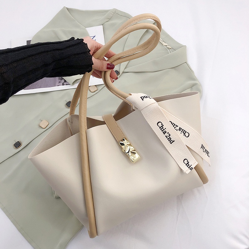 Túi Tote Đeo Vai Sức Chứa Lớn Phong Cách Hàn Quốc Mới