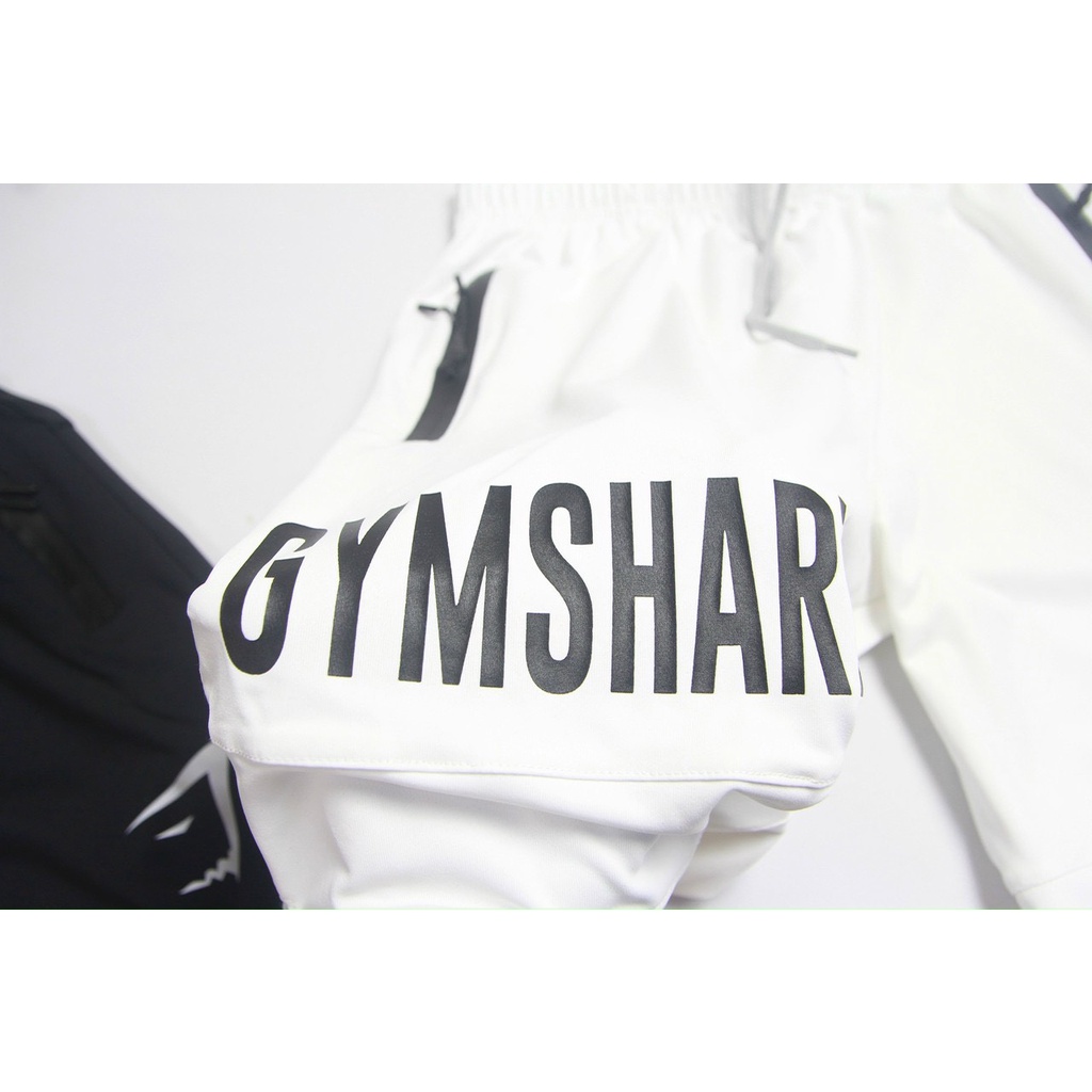 Quần Short Thể Thao Gym Nam Gym.Shark Thun Poly Co Giãn.