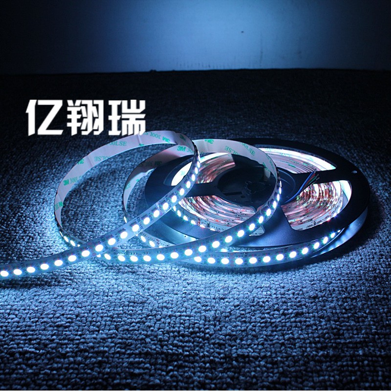 Led dây dán đổi màu rgb 5m có keo trang trí, đèn led dây dán 12v