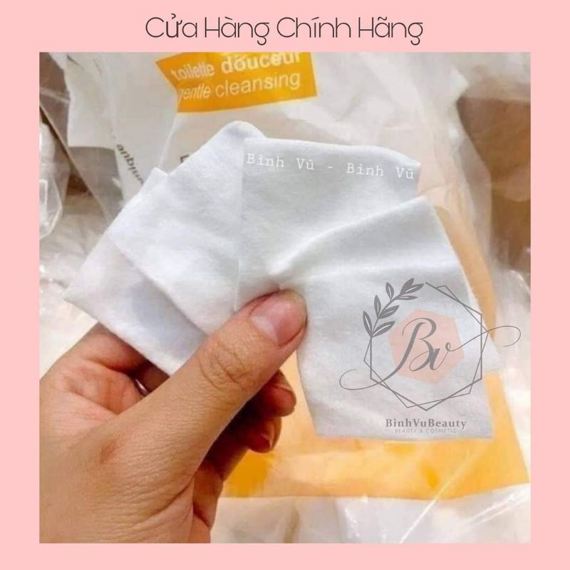 Bông tẩy trang cotton mềm mịn pháp 600 miếng