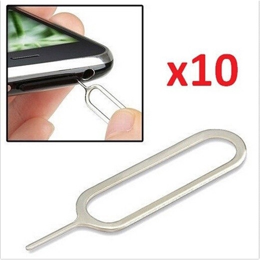 Set 10 Dụng Cụ Khóa Đẩy Khe Pin, Khay Sim Cho Iphone Huawei Redmi