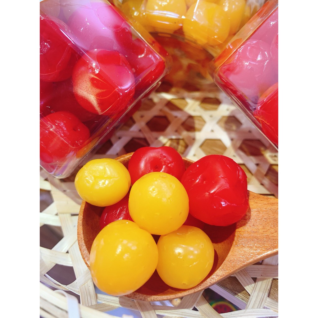 ÔMAI QUẢ cherry đỏ - vàng 500gr