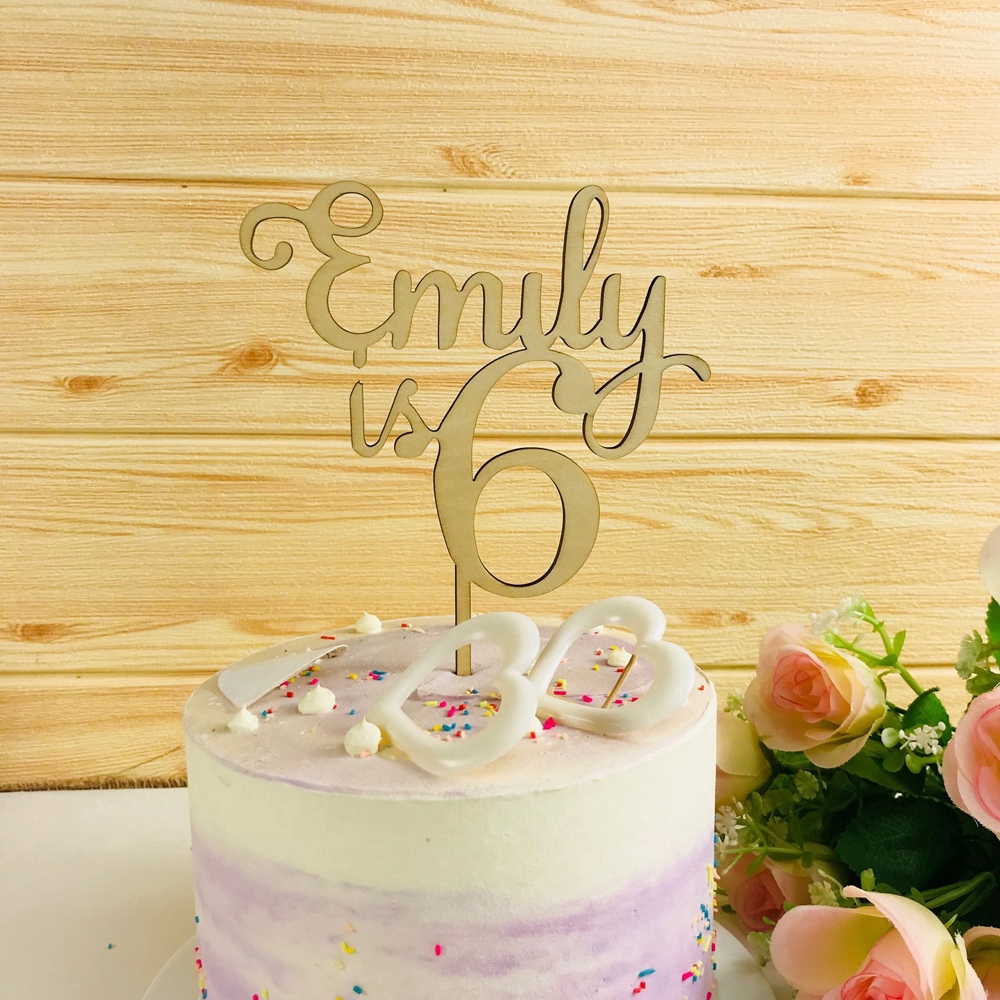 Topper cắm bánh kem chủ đề tiệc cưới