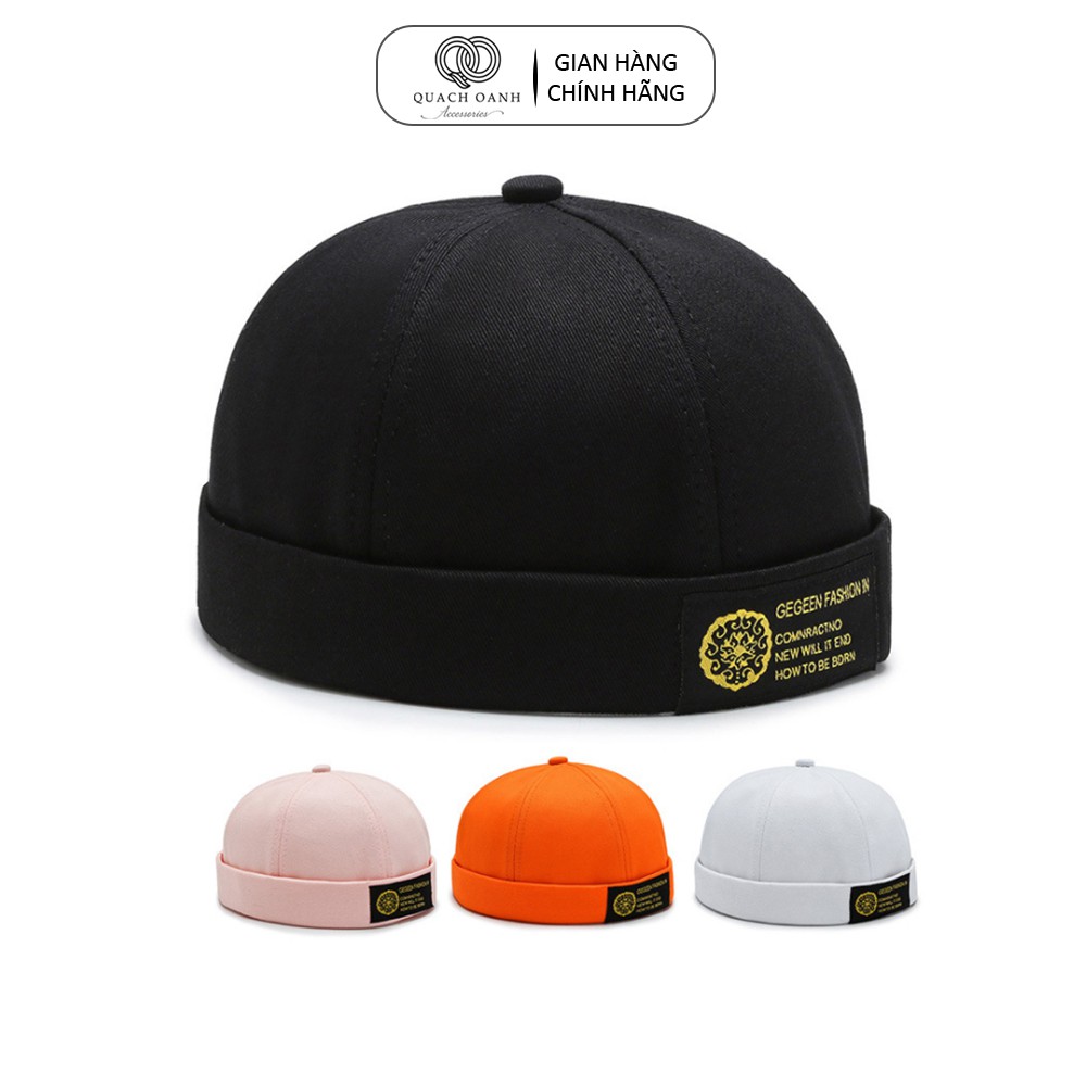 Mũ quả dưa unisex QO ACCESSORIES hip hop đường phố hipster cá tính MU17