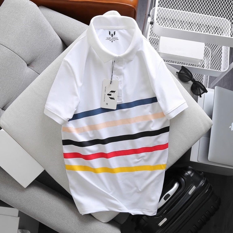 Áo thun nam🌻🌻 vải cá sấu poly 🌼 chất mát mịn, độ bền cao