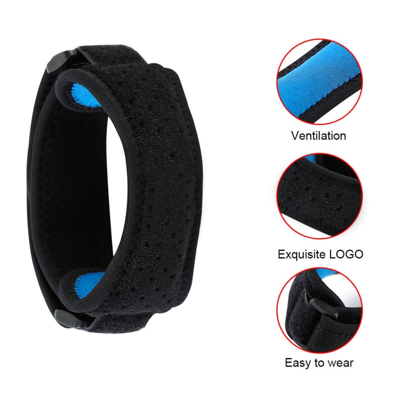 Qq * Đai Quấn Bảo Vệ Đầu Gối Có Thể Điều Chỉnh Hỗ Trợ Giảm Đau Dùng Khi Chạy Bộ / Cầu Thang / Thể Hình