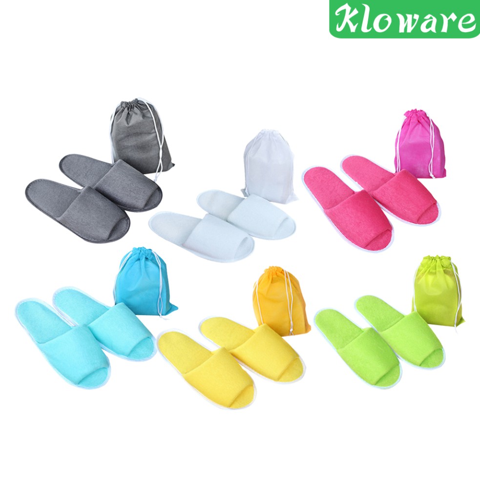[Kloware] Dép Cotton Đi Trong Nhà Khách Sạn Spa Dùng Một Lần Tiện Lợi