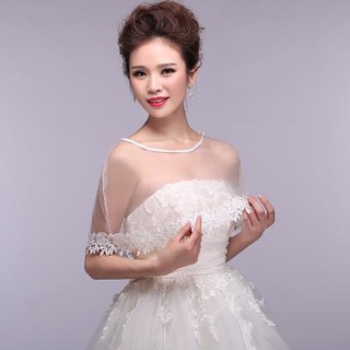 Áo Choàng Voan Cô Dâu 120 Số 1