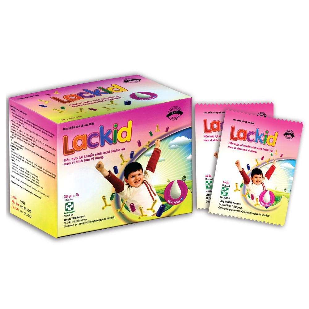 Cốm bổ LACKID - hỗ trợ tiêu hóa giúp bé ăn ngon,phát triển toàn diện
