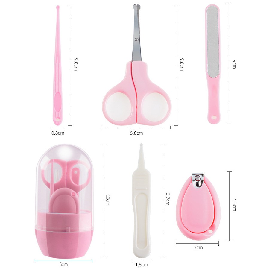 Bấm cắt móng tay bộ dụng cụ vệ sinh tai móng mũi trẻ em