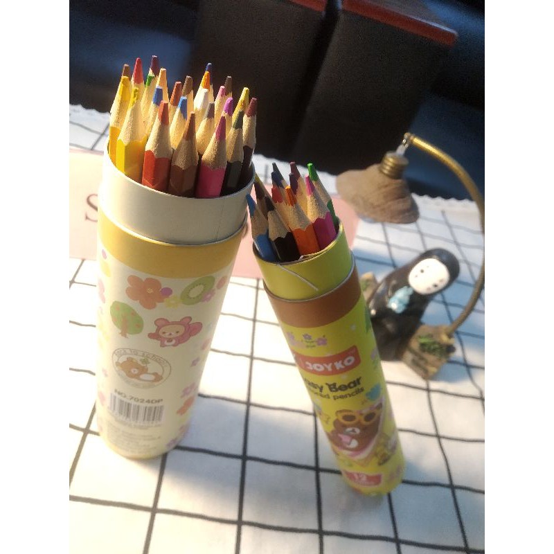 Bút chì màu cao cấp, bút chì gỗ nhiều màu cho bé sáng tạo 12 màu/18mau/24 màu