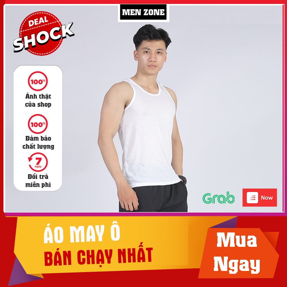 Áo May Ô Nam 3 Lỗ Vải Coton Mỏng Mát Mặc Lót Mặc Nhà [A3L]