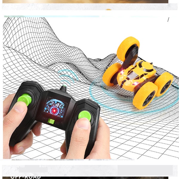 ĐỒ CHƠI XE Ô TÔ ĐIỀU KHIỂN TỪ XA, BÁNH XE DI CHUYỂN LINH HOẠT VỚI BÁNH XE CÁNH TAY ĐÒN