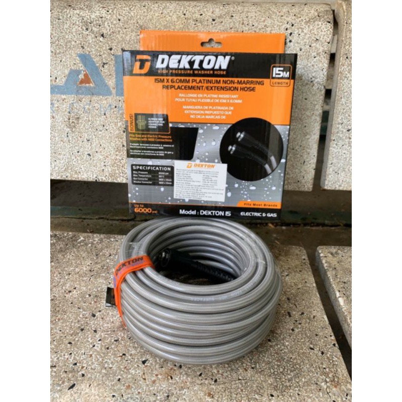 Dây xịt rửa xe DEKTON cao cấp 15m .