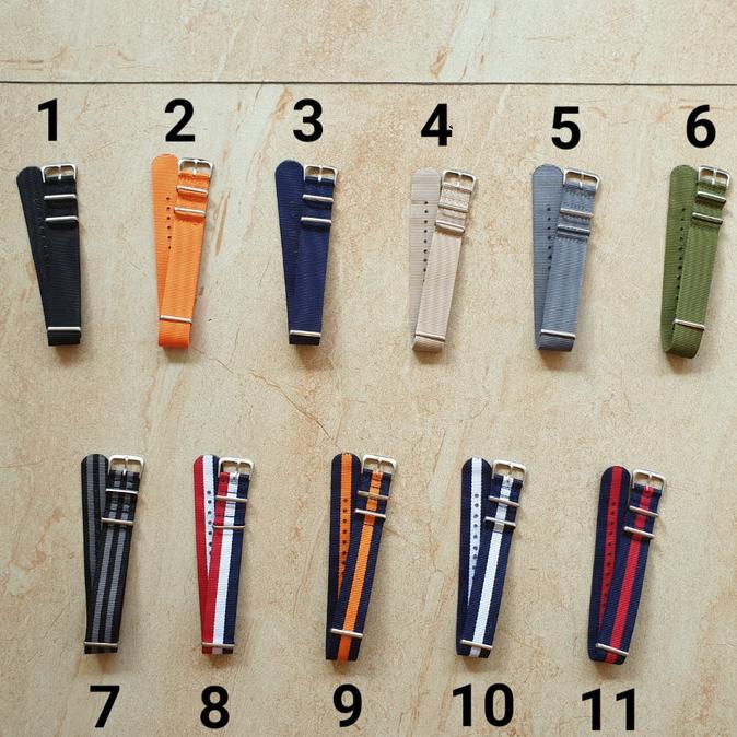 Dây Đeo Bằng Vải Canvas Dành Cho Đồng Hồ Nato Zulu Seiko Casio Citizen Orient DW