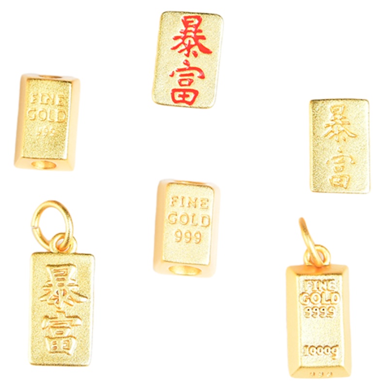 Phụ Kiện Hạt Cườm Xỏ Màu Vàng Đồng Giàu Vàng Kim Handmade Phụ Kiện Làm Trang Sức Dép Nhỏ Giọt Mạnh Mẽ Truyền Thống Không Gây Dị Ứng diy