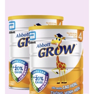 Bộ 02 lon Sữa bột Abbott Grow 4 900g