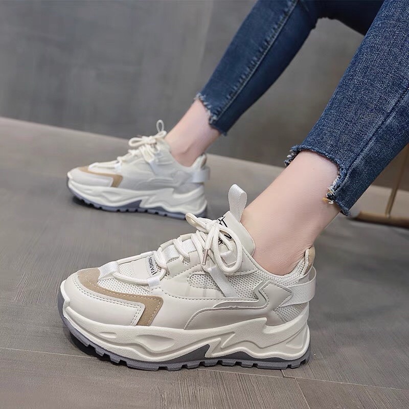 GIÀY THỂ THAO ĐỘN ĐẾ VIỀN MÀU MỚI