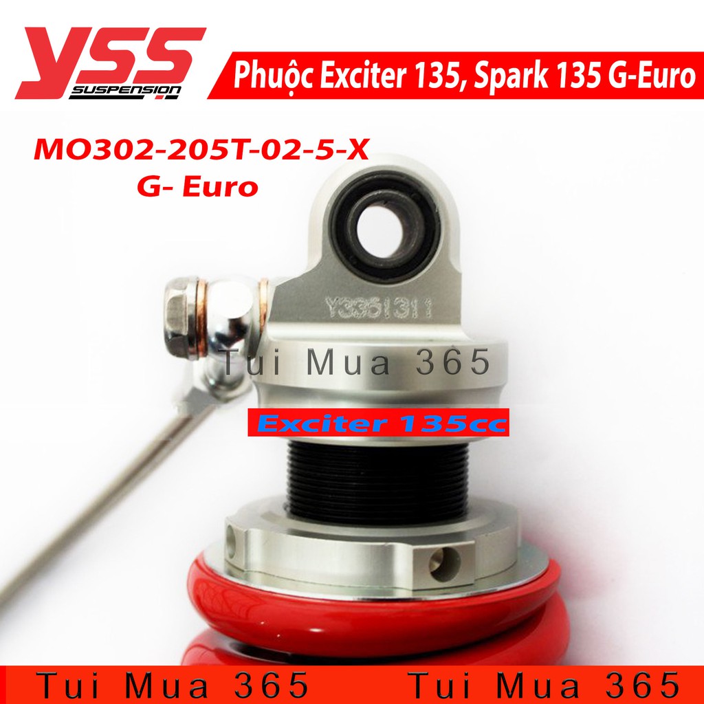 Phuộc YSS G-Euro Exciter 135cc, Spark 135cc Thái Lan