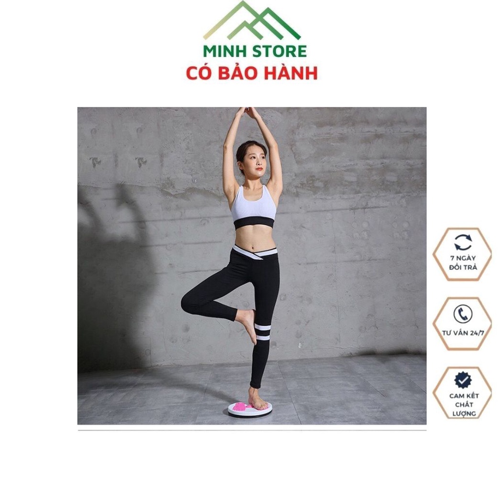 Đĩa Xoay Eo Massage Hình Bàn Chân, Bàn Xoay Lắc Tập Thể Thao Giảm Mỡ Bụng
