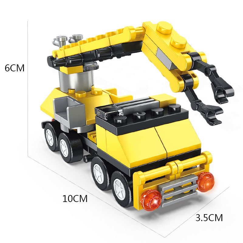 Bộ đồ chơi khối lắp ráp mini mô hình đội bảo vệ thành phố chất lượng cao cho trẻ em