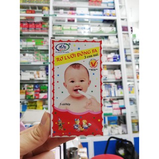 Rơ lưỡi Đông Fa ( Hộp 5 miếng rơ lưỡi)