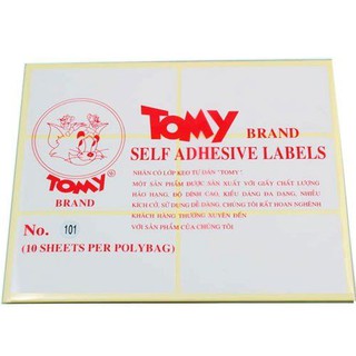 Giấy Decal Tommy khổ A5 (có nhiều mã từ No.100 đến No.124)
