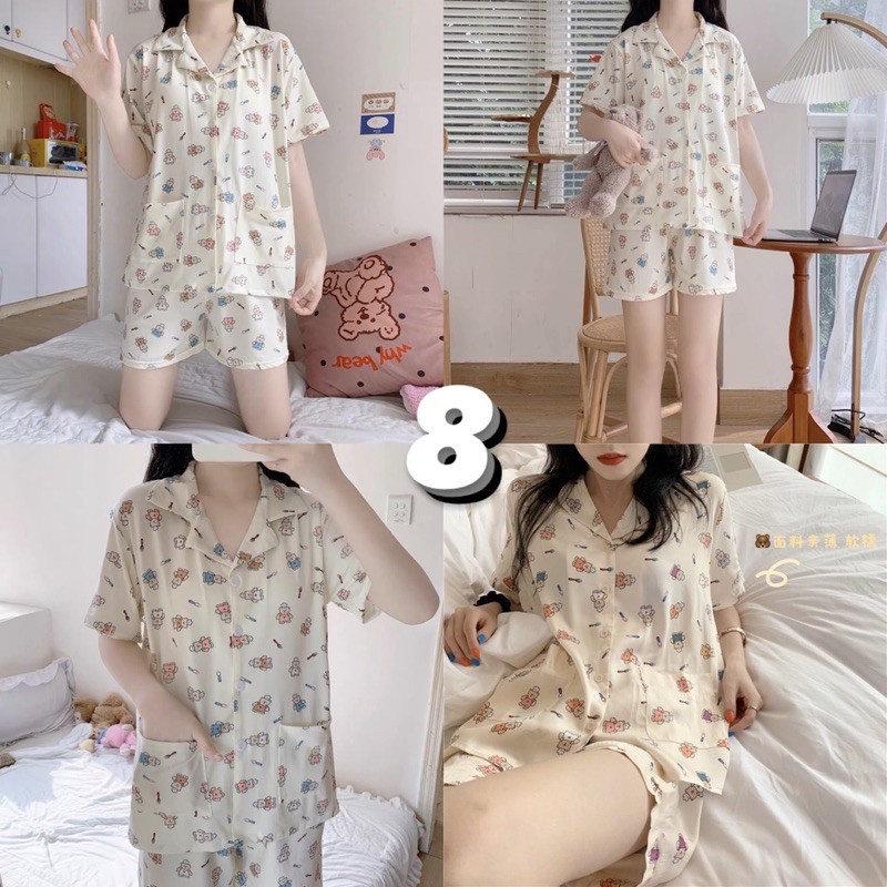 ĐỒ NGỦ PIJAMA COTTON KOREAN CUTE XĨU (SẴN) | BigBuy360 - bigbuy360.vn