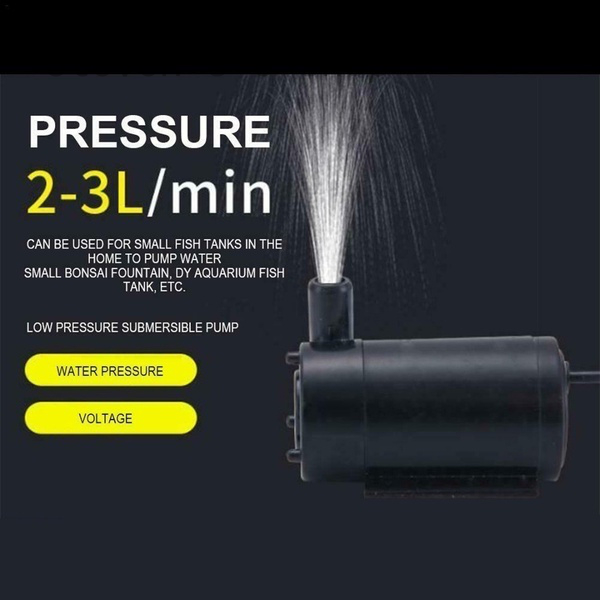 Máy Bơm Chìm Mini Cổng Usb 5V Màu Đen