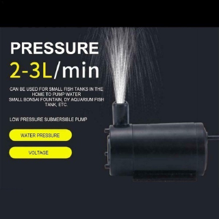 Máy Bơm Chìm Mini Cổng Usb 5V Màu Đen