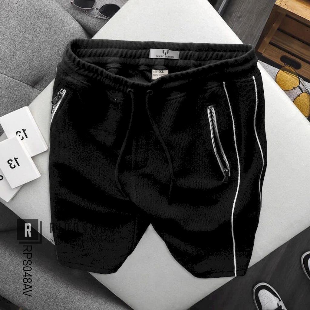 Quần thun ngắn nam nỉ phong cách hàn quốc trẻ trung RPS048av - quần short nam nỉ Riooshop | BigBuy360 - bigbuy360.vn