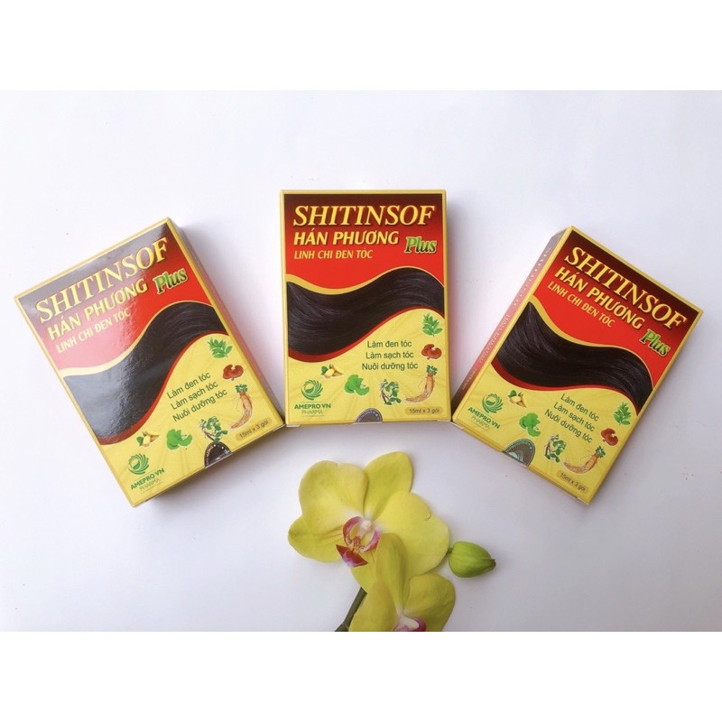 Dầu gội đen tóc SHITINSOF - Hán Phương PLUS Linh Chi Đen Tóc- HÀNG VIỆT NAM | BigBuy360 - bigbuy360.vn