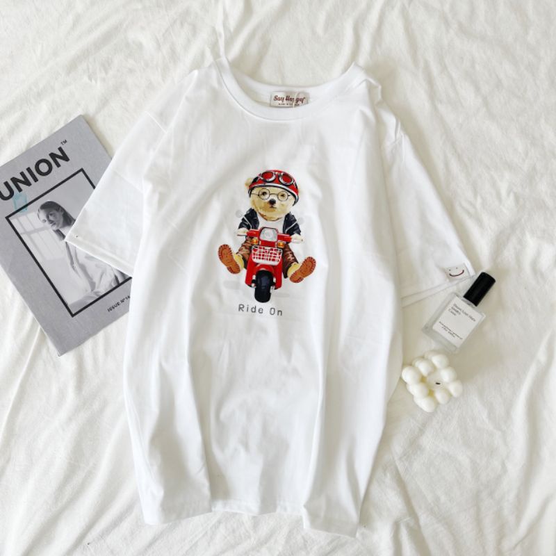 🍑 Áo Thun Say Happy Decal 🍑