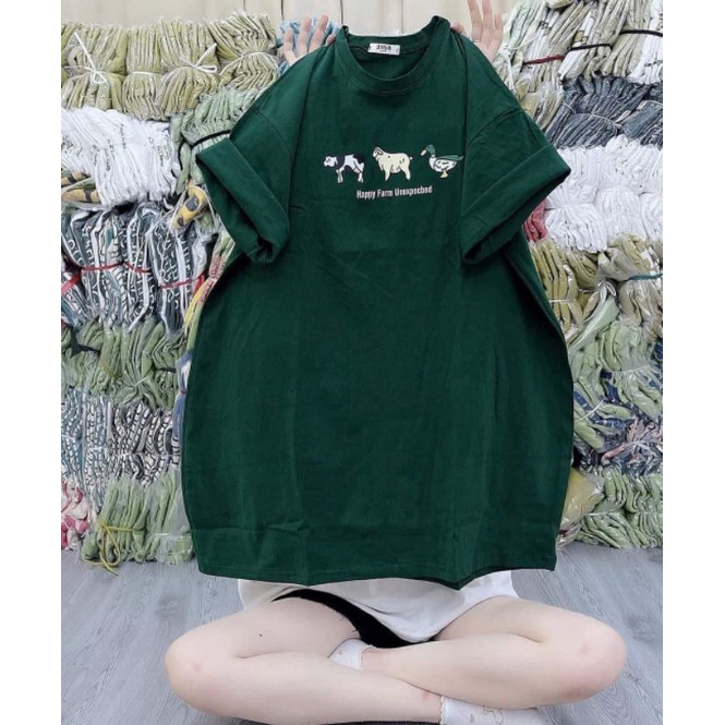 Áo Phông 3158 Cotton Khô Form Rộng Nam Nữ Unisex In Hình 3CV