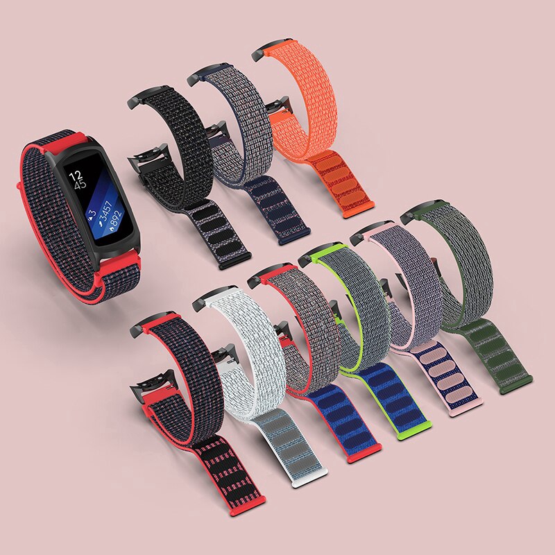 Dây Đeo Bằng Nylon Cho Đồng Hồ Samsung Gear Fit 22 Sm-R360 Fit2 Pro R365