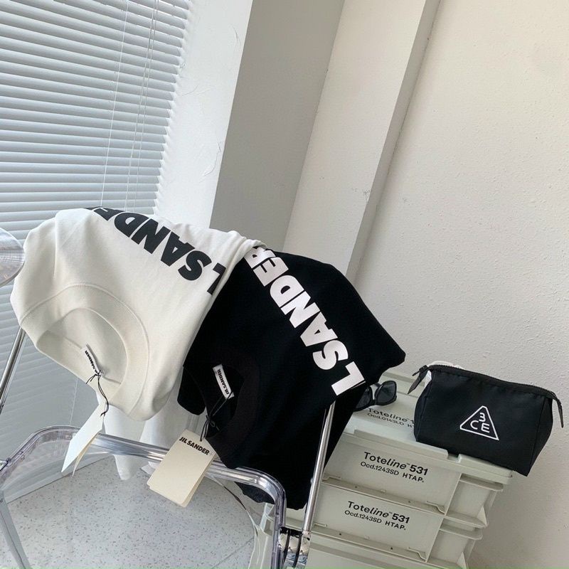 Áo thun tay lỡ 3 màu JIL SANDER