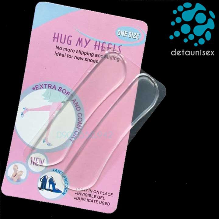 Bộ 2 miếng lót gót giày silicon êm chân Detaunisex - LGS2