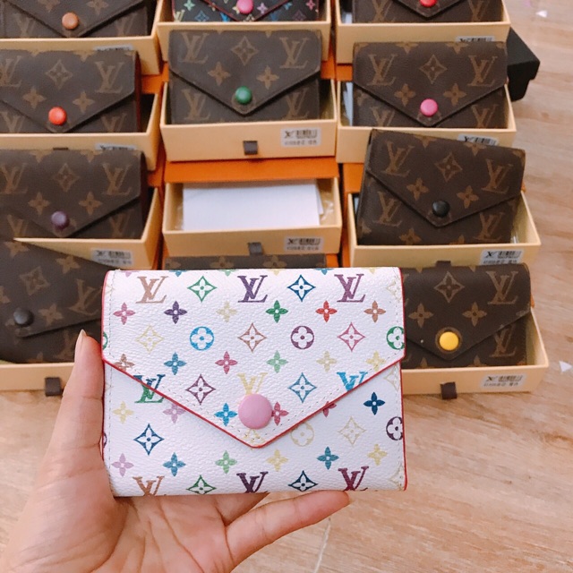 Ví Mini Nút Màu Full Box Kèm Ảnh Và Video Thật Sản Phẩm Rosabell