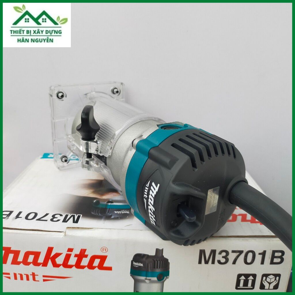 Máy phay gỗ Makita M3701B cốt 6.35mm,máy soi mộng,đánh cạnh