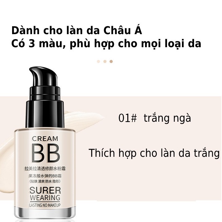 Kem nền Che Khuyết Điểm BB Cream Super Wearing Lameila 30ml Neity LKN2