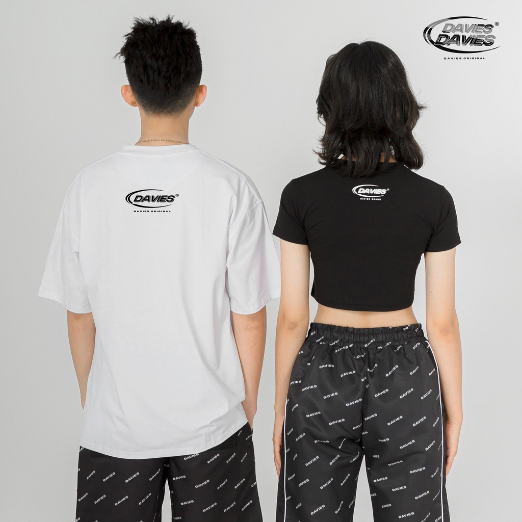 Áo thun nam nữ unisex from rộng màu trắng Medal Davies. | BigBuy360 - bigbuy360.vn