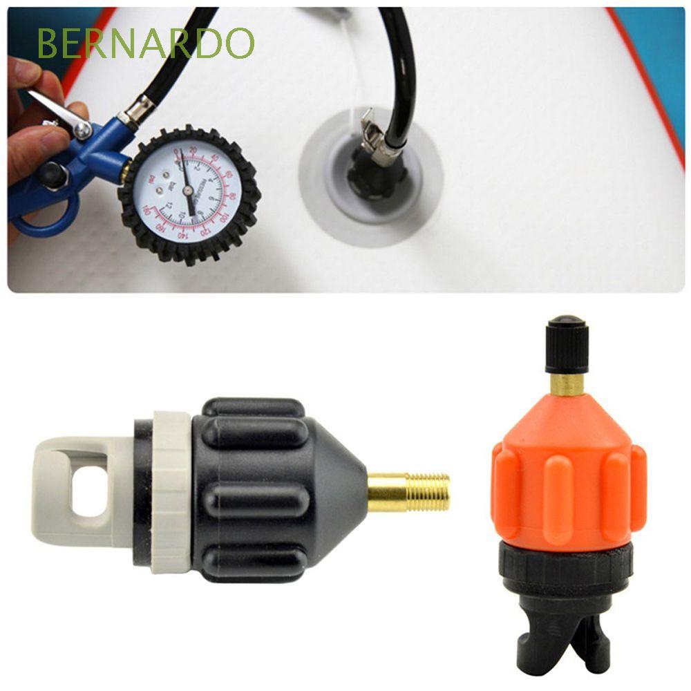 BERNARDO Water Sports Rowing Boat Air Valve Adaptor Surfing Rowing SUP Board Attachment Kayak Inflatable Pump Adapter Inflatable Boat Accessories Kayak Parts 1PC Wear-Resistant Durable Rowing Boat Compressor Adaptor/Multicolor