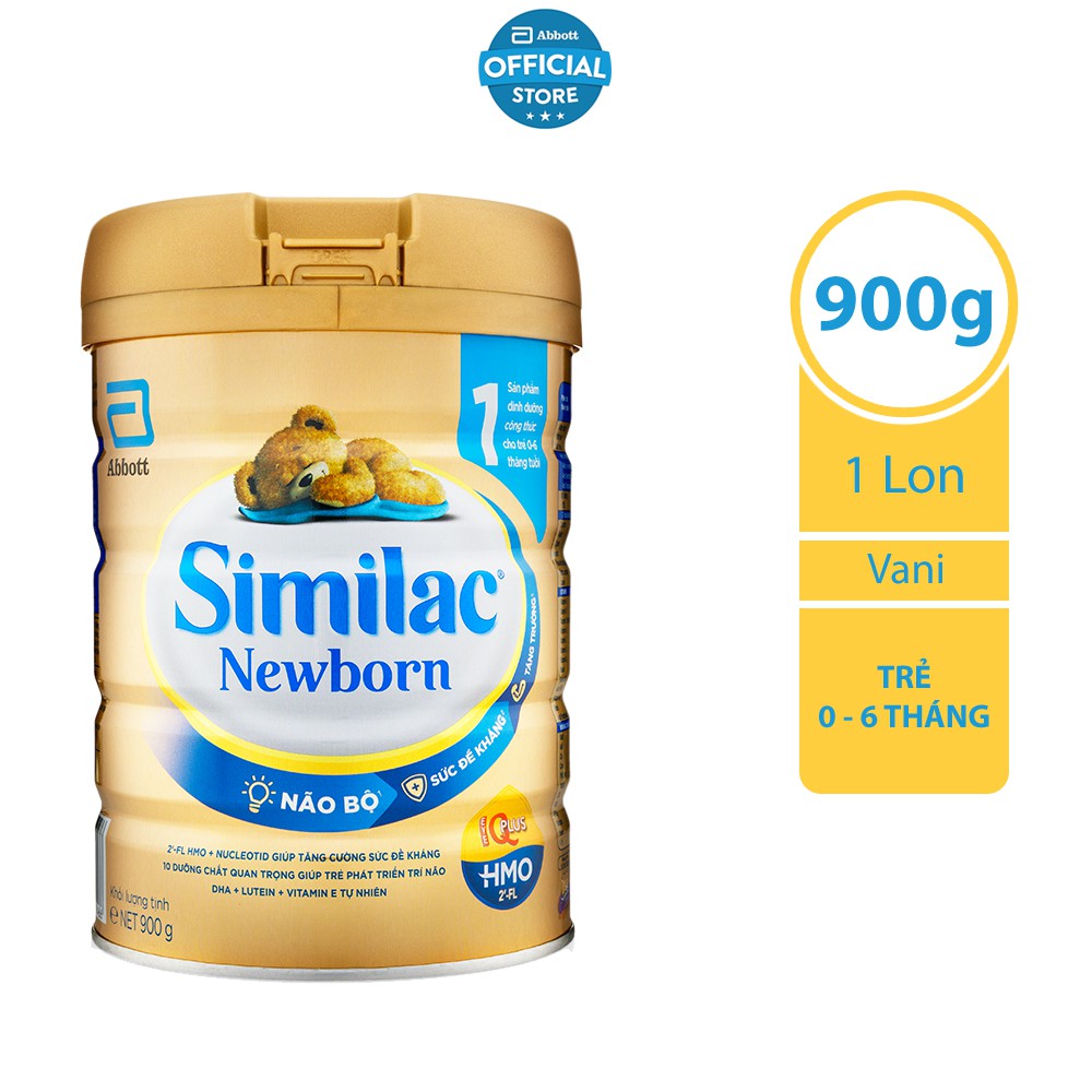 [ CHÍNH HÃNG ] Sữa bột Similac Newborn (HMO) 900g