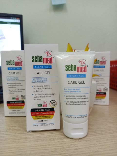 Gel Dưỡng Ẩm Chăm Sóc Và Bảo Vệ Da pH 5.5 Sebamed Clear Face Care Gel SCF05 (50ml)- 0513536