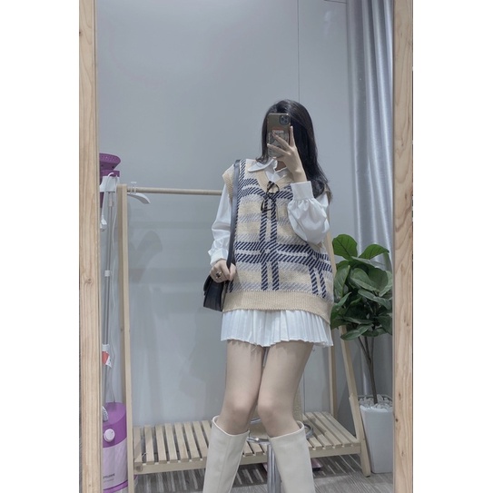 ÁO GHI LÊ KẺ TRẮNG ĐEN | BigBuy360 - bigbuy360.vn