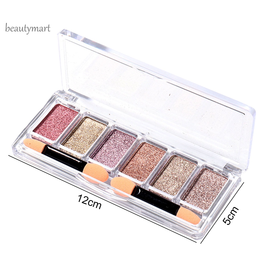 [Hàng mới về] Bột tráng gương móng tay 6 màu sắc óng ánh