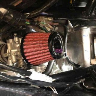 Lọc gió, pô e bánh ú Uma Racing họng 48mm gắn Exciter, Winner, sonic, raider, satria